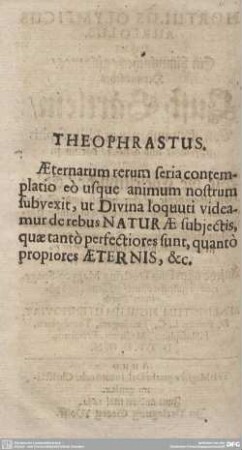 THEOPHRASTUS.