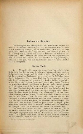 Die Stricturen der Harnröhre