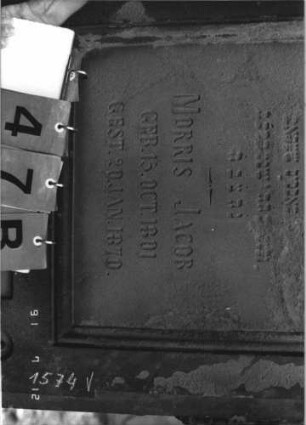 Grabstein 47 [Hahn S. 52f. Grab-Nr. 1574]: Grabstein 47B [Hahn S. 52f. Grab-Nr. 1574]