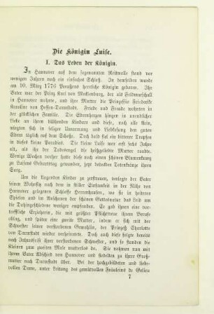 Die Königin Luise