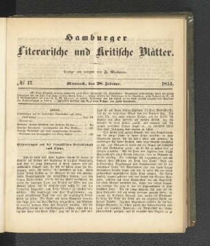 No. 17. 28. Februar 1855