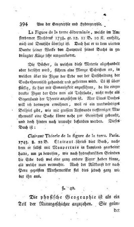 § 40. Von der physischen Geographie