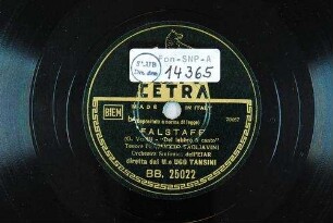Falstaff : "Del labbro il canto" / (G. Verdi)