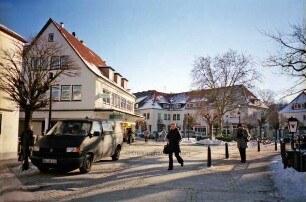 Besttorstraße: Blick in Richtung Bahnhofstraße im Winter