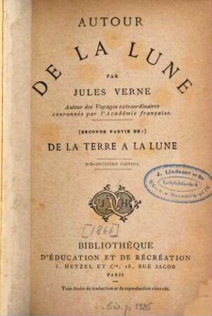 De la terre à la lune : Trajet direct en 97 heures, 2