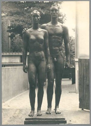 Menschenpaar, 1937, Bronze