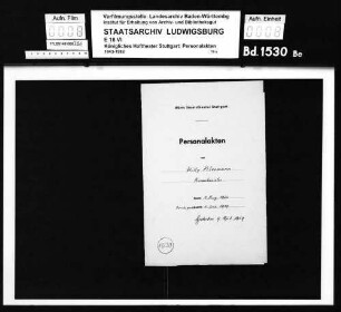 Kleemann, Willy (*23.06.1897 +09.04.1951); Konzertmeister; ausgesch.: 1939