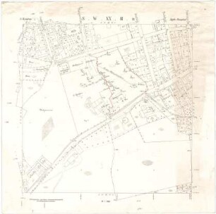 Fischer, Theodor; Kempten / Allgäu (Bayern); Generalbaulinienplan - Stadtplan