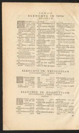 Elenchus In ... Physicam.