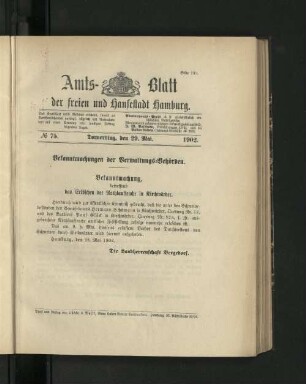 No. 75. 29. Mai. 1902.