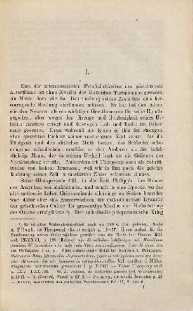 Zur Kritik des Geschichtsschreibers Theopompos