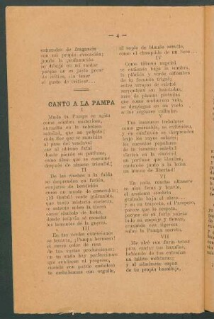 Canto a la Pampa