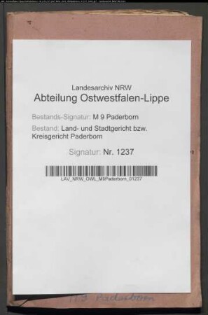 Erblasser: Brinkmann, Bernard: