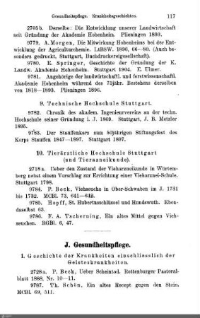 10. Tierärztliche Hochschule Stuttgart (und Tierarzneikunde)