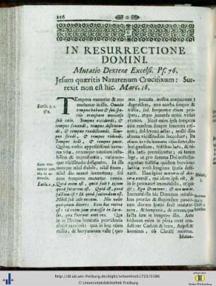 In Resurrectione Domini.