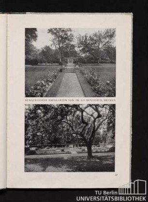Bürgerlicher Hausgarten von Fr. Gildemeister, Bremen