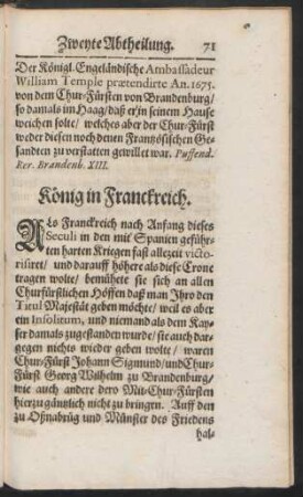 König in Franckreich.