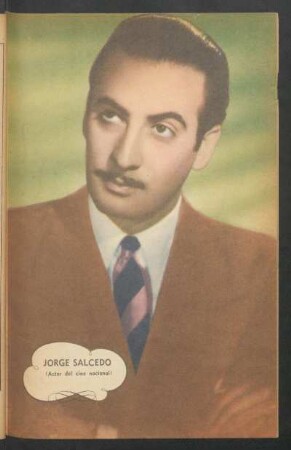 Jorge Salcedo (actor del cine nacional) - [Retrato]