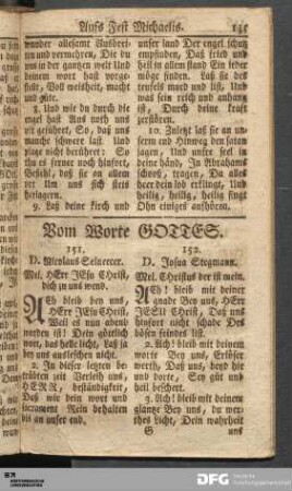 Vom Worte GOTTES.