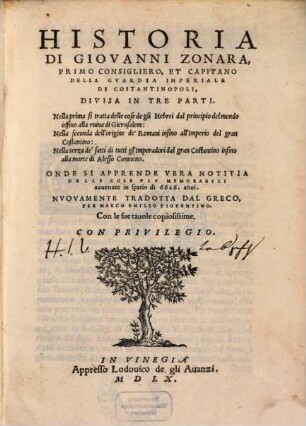 Historia : divisi in tre parti