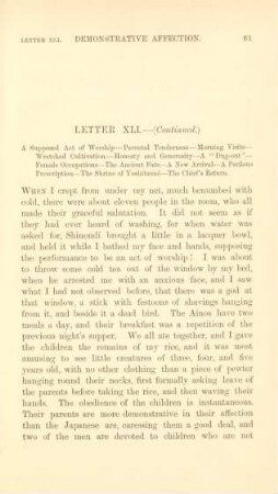 Letter XLI. - (Continued). A supposed act of worship ...