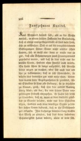 Funfzehntes Kapitel.