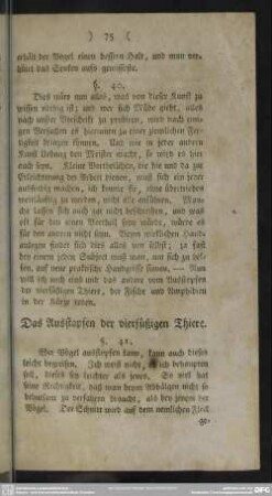 Das Ausstopfen der vierfüßigen Thiere