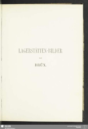 Lagerstätten-Bilder von Brüx
