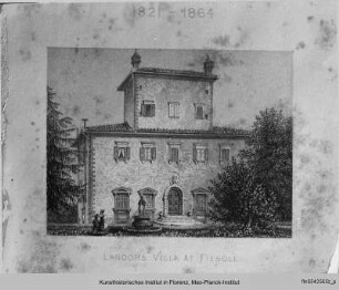 Ansicht der Villa La Torraccia bei San Domenico di Fiesole
