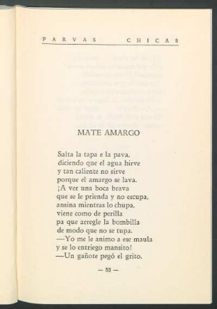 Mate amargo