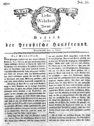 Nr. 30., 14. April 1810