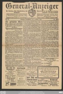 General-Anzeiger für Kemberg, Bad Schmiedeberg und Umgegend, Nr. 94 Kemberg, Sonnabend, den 4. Oktober 1924.