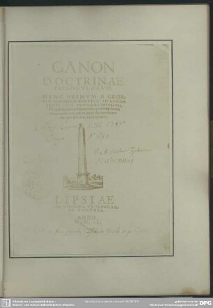 Canon Doctrinae Triangulorum