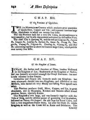 Chap. XIV. Of the kingdom or province of Junan