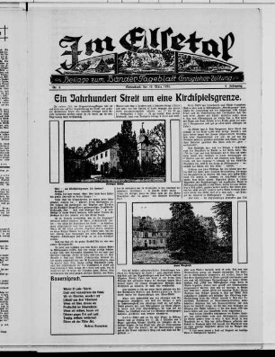 Im Elsetal. 1931-1938