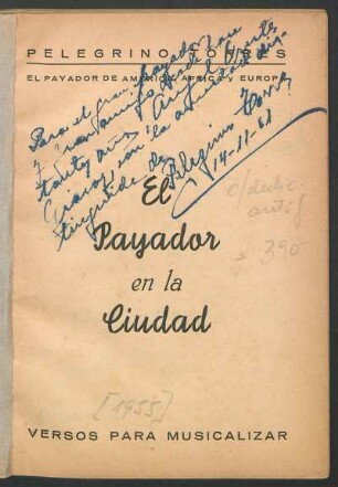 El payador en la ciudad : versos para musicalizar
