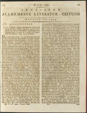 Num. 135. Den 6. Junius 1804
