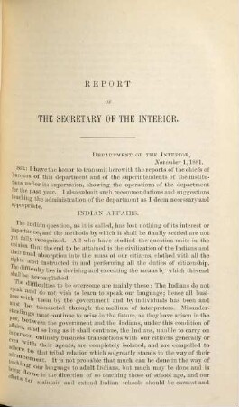 House documents. [342.] 1881/82, Doc. 9 = Congress 47, Sess. 1