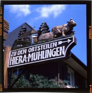 Wegweiser in Lenzkirch