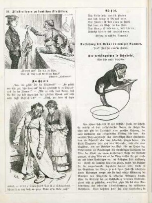 "Illustrationen zu deutschen Klassikern" "Fortschritt" "Der verhängnisvolle Schnörkel"