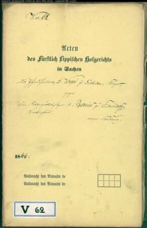 Vogel, Pferdehändler in Lübbeke gegen von Borries zu Eckendorf