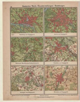 Deutsches Reich, Einzeldarstellungen: Siedelungen