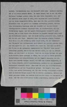 Schreiben an Vizeadmiral a.D. v. Mantey