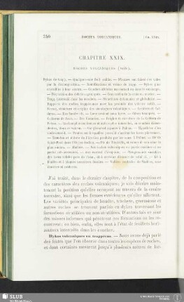 Chapitre XXIX. Roches volcaniques (suite)
