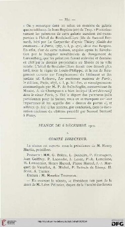 Séance du 6 décembre 1912