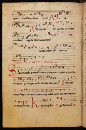 Missa de sancta Maria