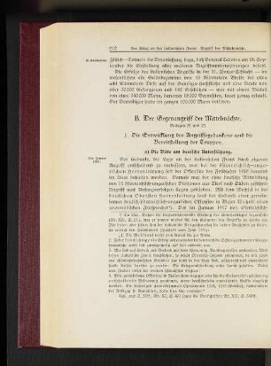 B. Der Gegenangriff der Mittelmächte.
