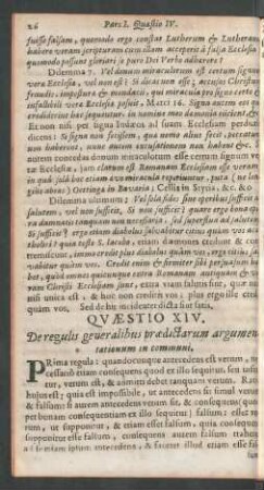 Quaestio XIV.