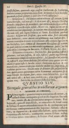 Quaestio XIV.