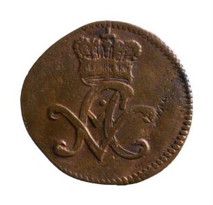 Münze, 3 Heller, 1761
